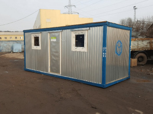 Бытовка распашонка (отделка ДВП)