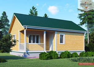 Каркасный дом 9х6 (ДК-71)