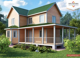Каркасный дом 7 на 12 (ДК-13)