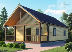 Каркасный дом 12 на 7,5 (ДК-67)