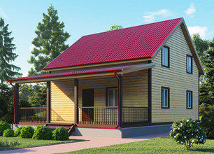 Дом из бруса 8на11 (ДБ-129)