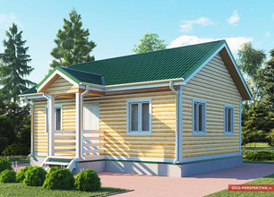 Каркасный дом 8х6 (ДК-85)